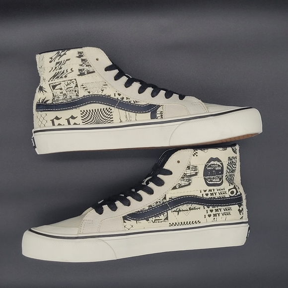 Vans SK8-Hi 138 Decon SF V66 Marshmallow, Men’s 9/Women’s 10.5 – Gently Used - Picture 4 of 14